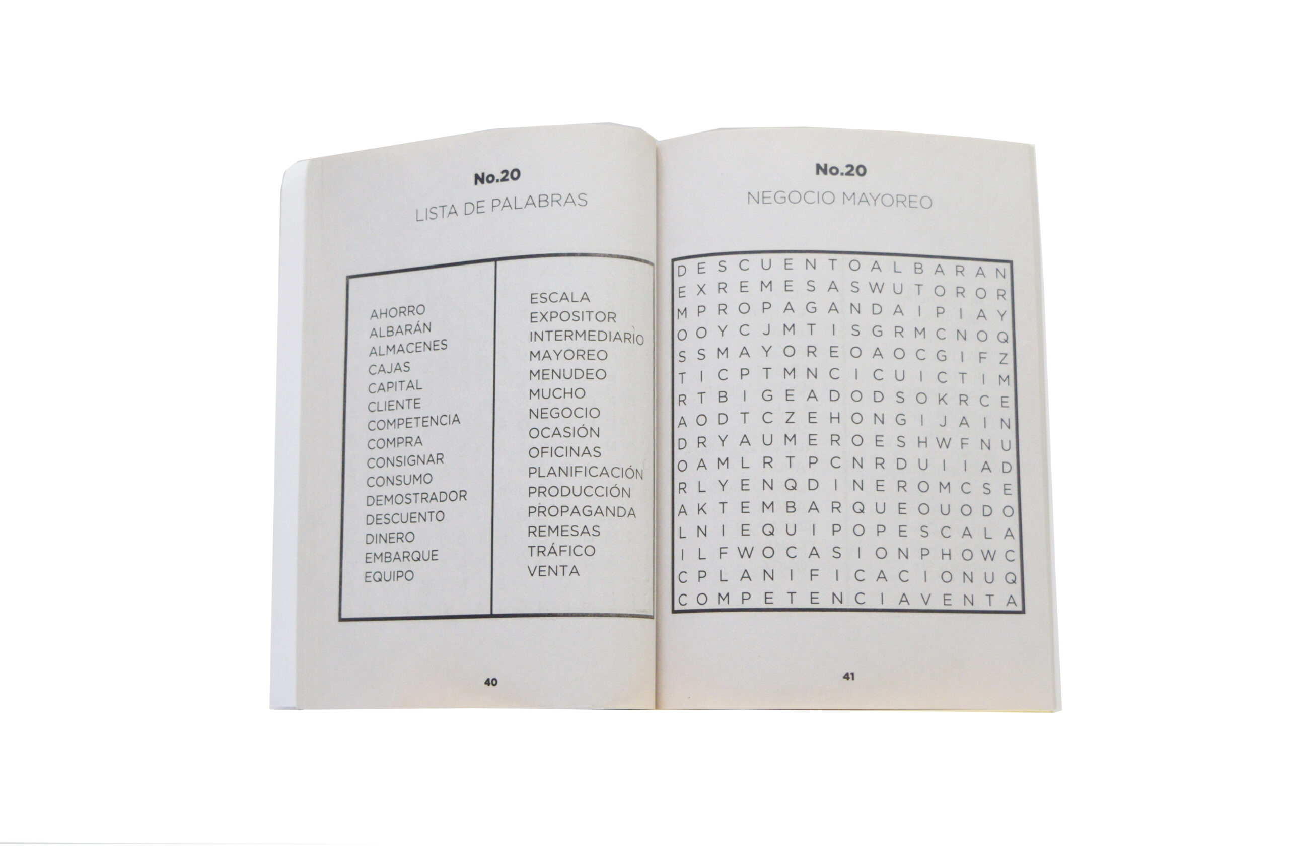 Sopa de Letras Círculos Colores Pastel