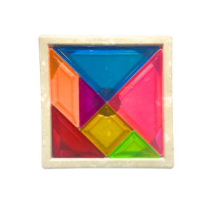 Tangram Translucido Neon