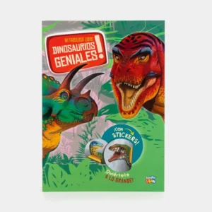 Libro Dinos Geniales Con Stickers